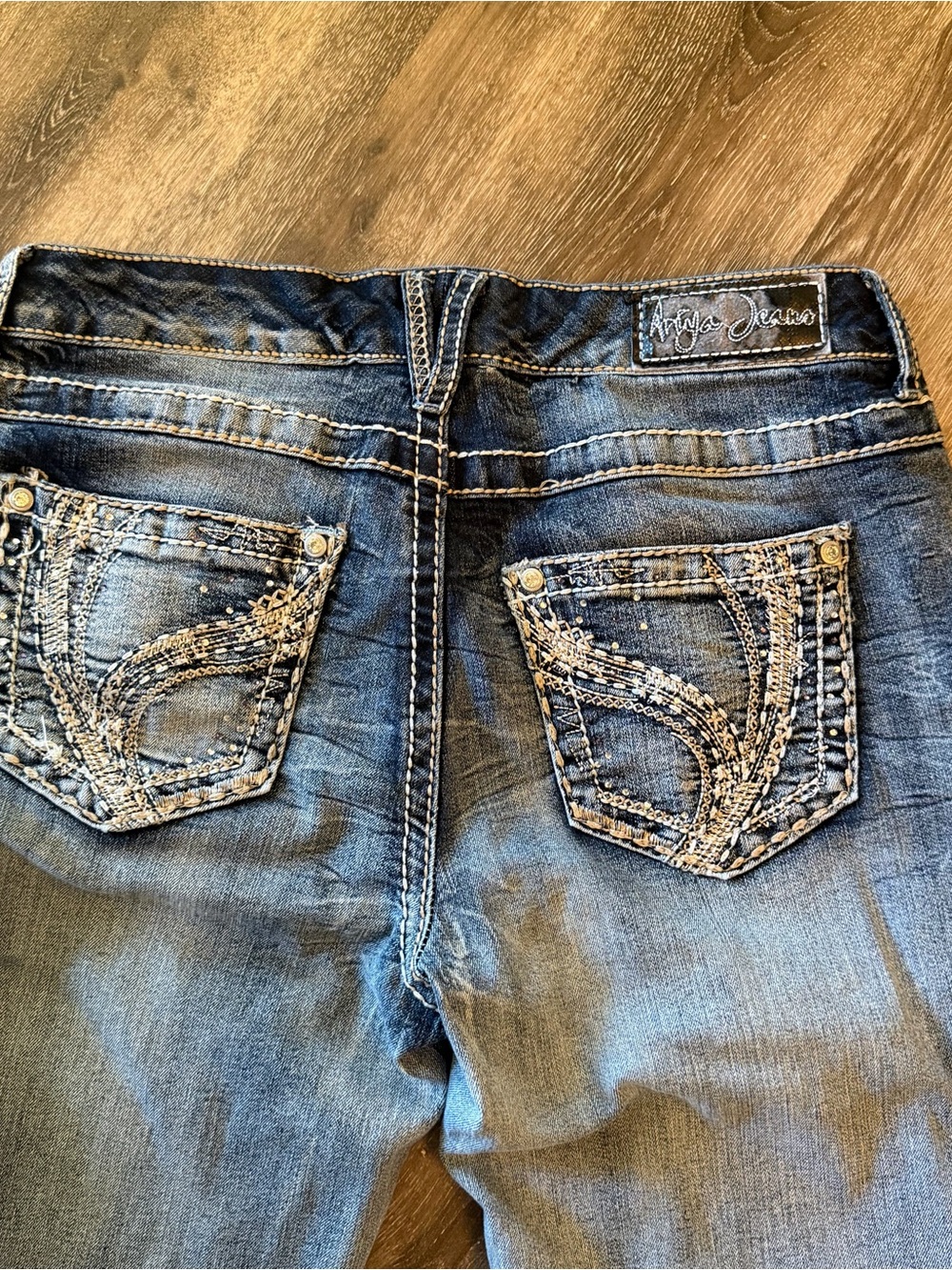 Y2K Rhinestone Bootcut Jeans - Picture 5 of 5